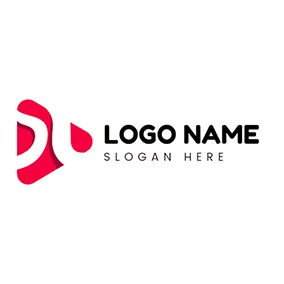 廣告 Logo 3D Abstract Music Advertising logo design