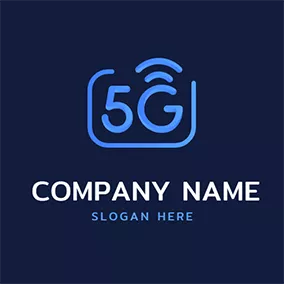 Connected Logo 5g Frame Simple logo design
