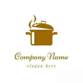 カフェテリアロゴ Brown Rice Cooker logo design