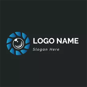 Cam Logo Camera Lens and Photography Lens logo design