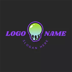 Twitter Logo Cartoon and Adorable Slime logo design