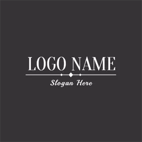 Holiday & Special Occasion Logo Classic Black and Gentle Name Form logo design