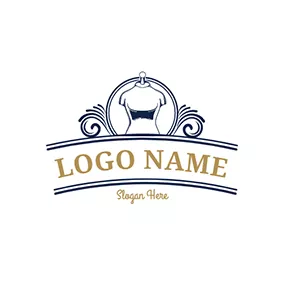 Nähen Logo Clothing Dressmaker and Sewing logo design