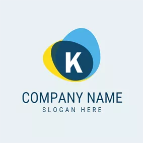 Shape Logo Colorful and Lovely Letter K logo design