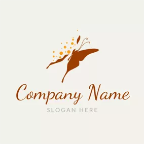 Accessory Logo Decoration and Beautiful Butterfly logo design