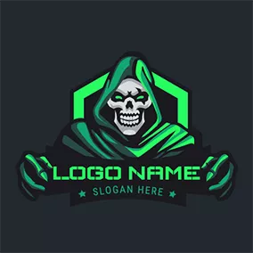 Gamer Logo Evil Villain logo design
