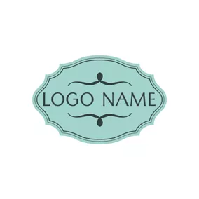 Holiday & Special Occasion Logo Green Badge and Name logo design