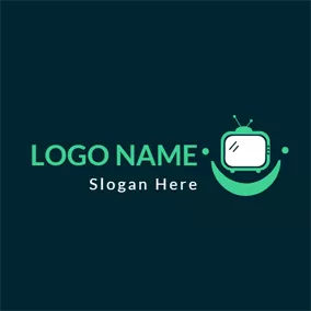 YouTube頻道Logo Green Moon and Lovely Tv logo design