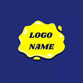 Twitter Logo Jelly Cartoon and Slime logo design