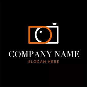 Photography Logo Regular Rectangle and Camera logo design
