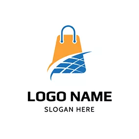 Logótipo De Compras Shopping Bag Globe Wholesale logo design