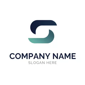 Elegant Logo Simple Pattern and S Shape logo design