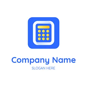 稅收logo Square Calculator and Accounting logo design