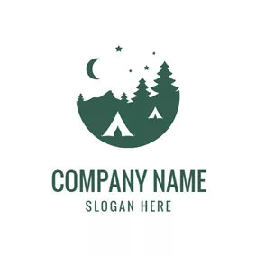 環境ロゴ Starry Forest Park logo design