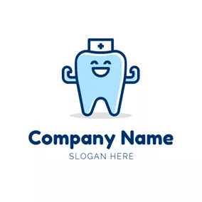 Zahnarzt Logo Tooth and Dental Clinic logo design