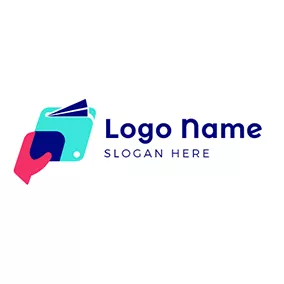 Financial Logo Wallet and Hand logo design