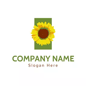 Fancy Logo Watercolour and Sunflower Icon logo design