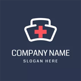 血のロゴ White Medical Box logo design