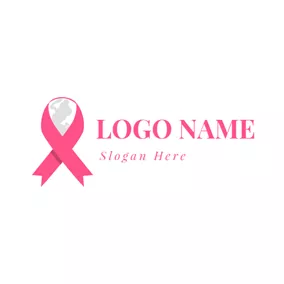 Help Logo Wrapped Earth and Ribbon logo design